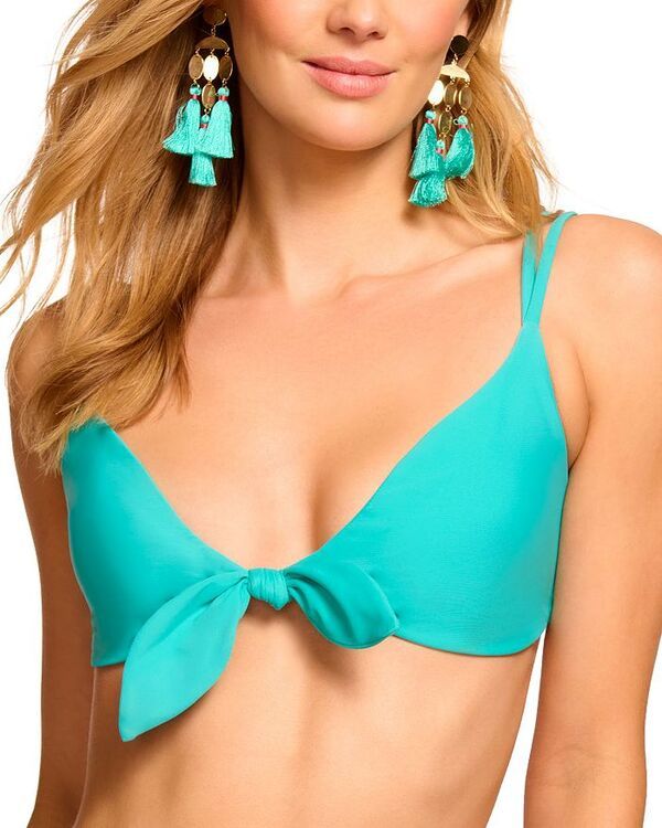 レイミー ブルック レディース 水着 トップのみ Ramy Brook Nichelle Bikini Top Beach Blue ブルー