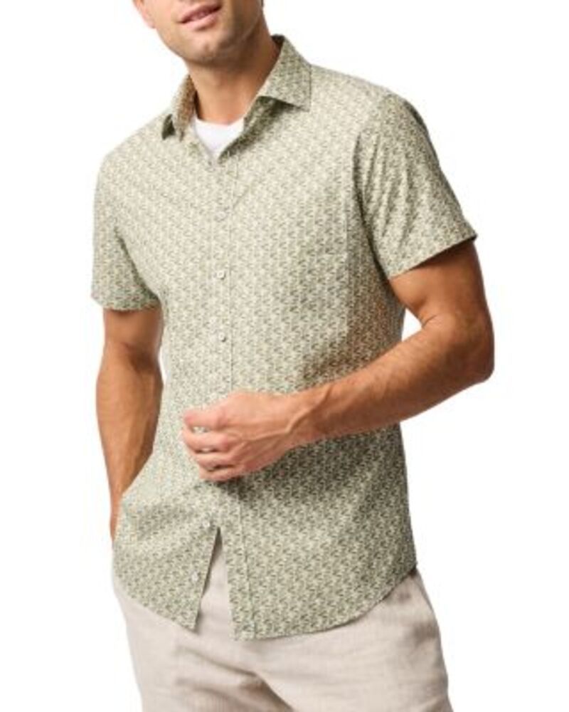 ロッドアンドグン メンズ トップス シャツ ボタンダウン Rodd Gunn Avonside Sports Fit Button Down Shirt Fern
