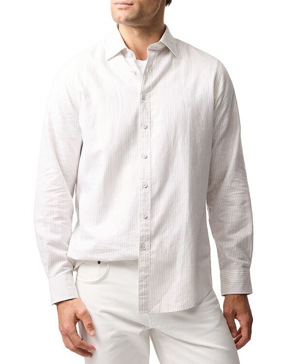 ロッドアンドグン メンズ トップス シャツ Rodd Gunn Bastia Hill Long Sleeve Shirt Sand サンド