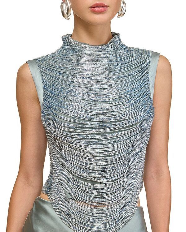 カルト ガイア レディース トップス シャツ Cult Gaia Embellished Top Celadon