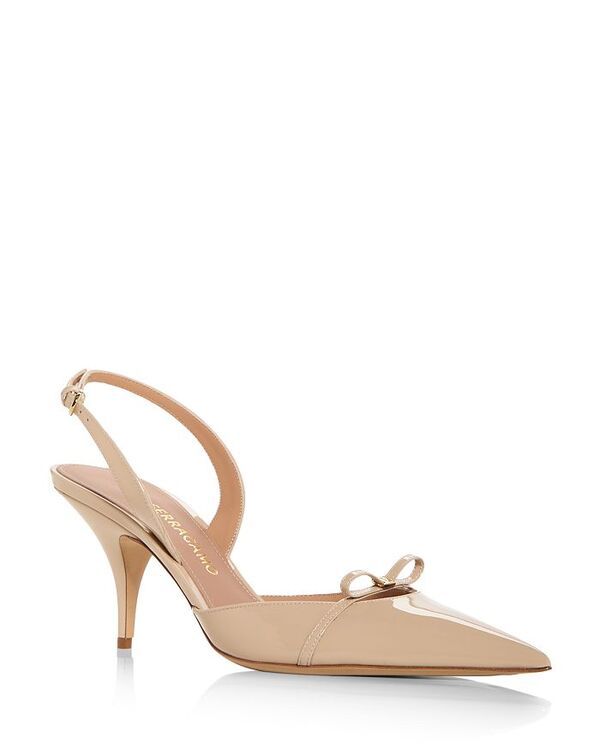 フェラガモ レディース シューズ パンプス Ferragamo Womens Gylla 70 Slingback Pumps Nude