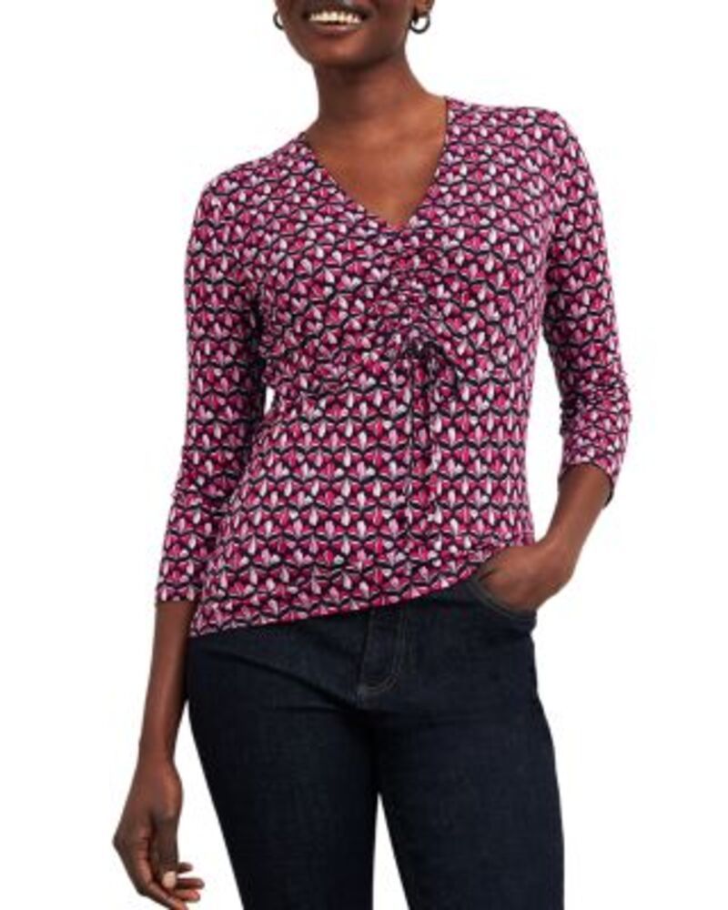 ホッブスロンドン レディース トップス シャツ プリント HOBBS LONDON Simmy Printed Top Zinnia Multi マルチカラー