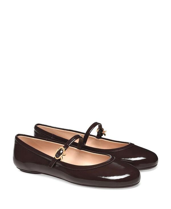 ジャンヴィト ロッシ レディース シューズ パンプス Gianvito Rossi Womens Carla Flats Dark Red レッド