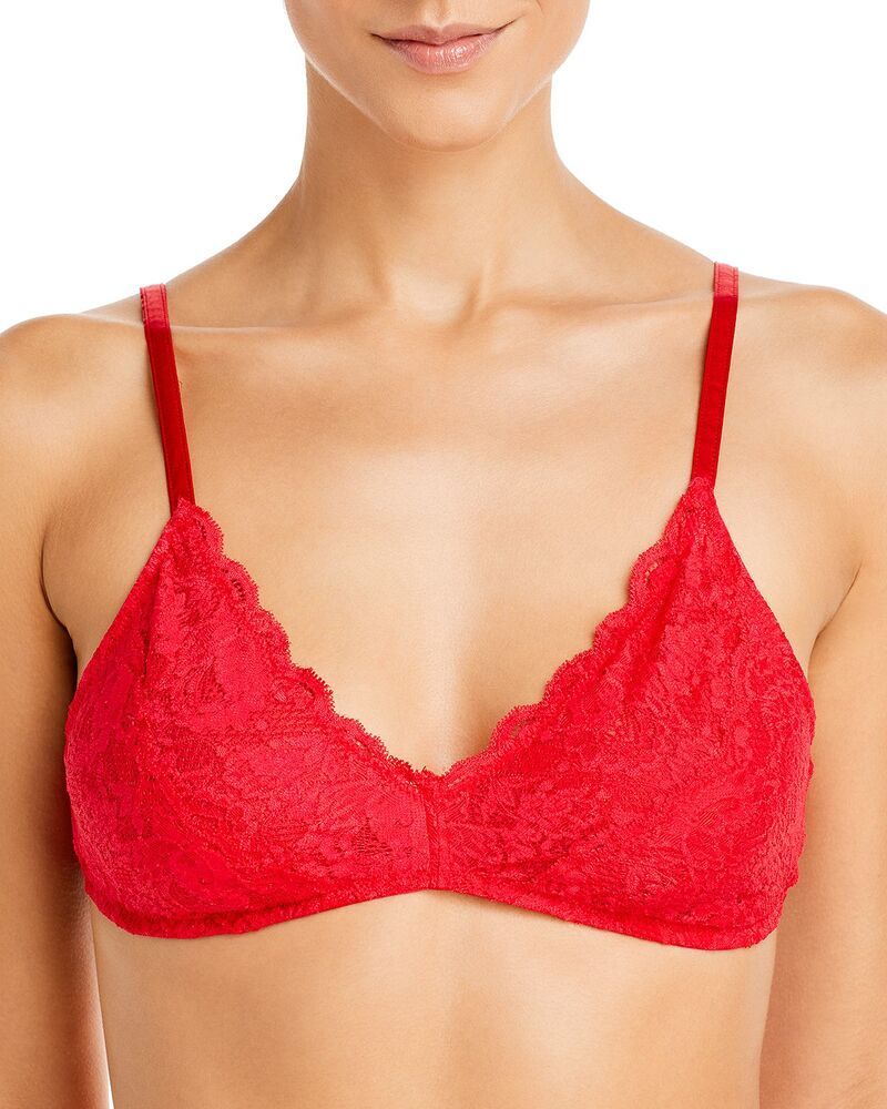 コサベラ レディース アンダーウェア ブラジャー レース Cosabella Wireless Lace Triangle Bralette Rossetto