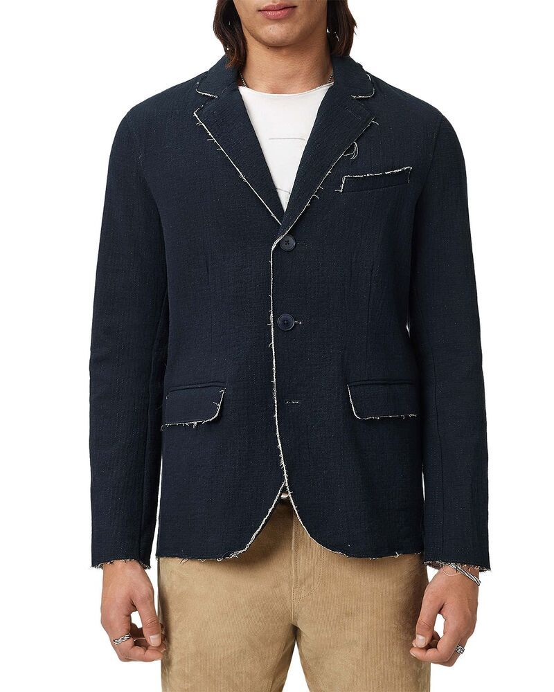 ジョンバルベイトス メンズ アウター ジャケット・ブルゾン John Varvatos Knox Unlined Soft Jacket Deep Blue ブルー
