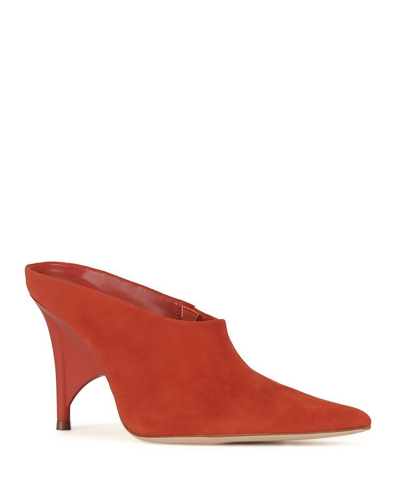 ジェフリー キャンベル レディース シューズ サンダル ヒール Jeffrey Campbell Womens Vader Pointed Toe Higheel Mules Orange Suede オレンジ