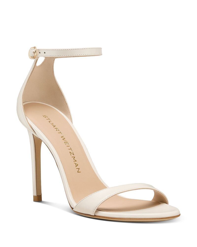 スチュアート ワイツマン レディース シューズ サンダル レザー ヒール Stuart Weitzman Womens Nudist Leather Higheel Sandals Cream クリーム