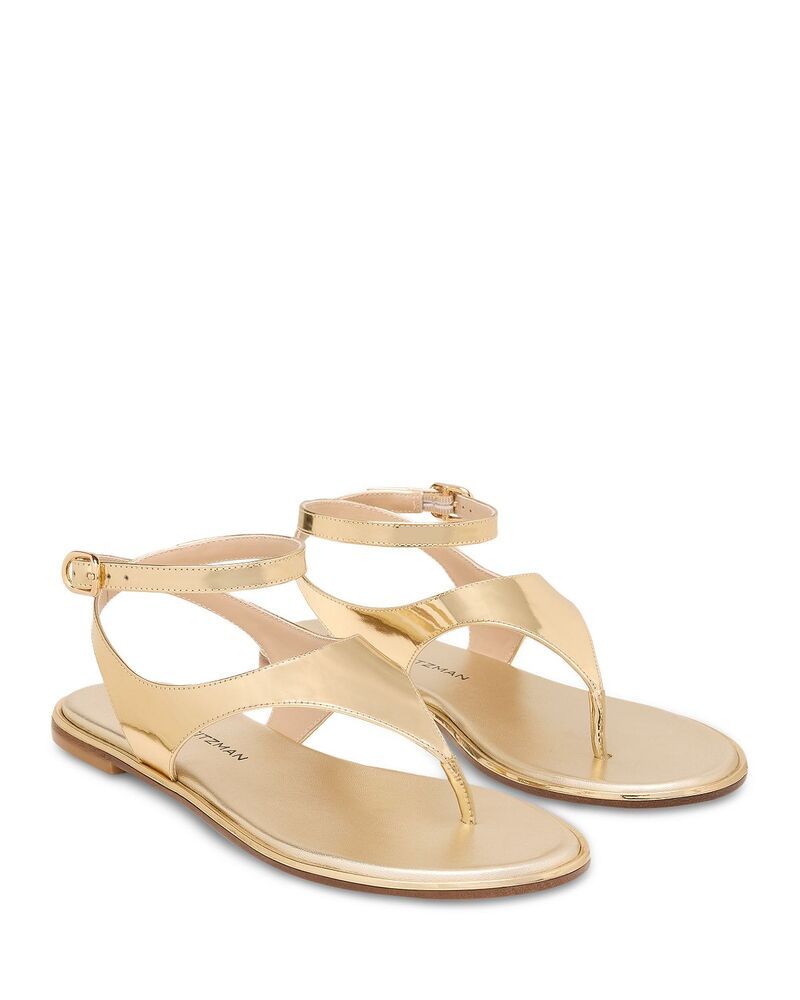 スチュアート ワイツマン レディース シューズ サンダル レザー Stuart Weitzman Womens Marley Leather Sandals Platino