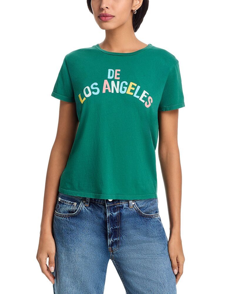 マザー レディース トップス Tシャツ MOTHER Lil Goodie Tee Exclusive de Los Angeles Green グリーン