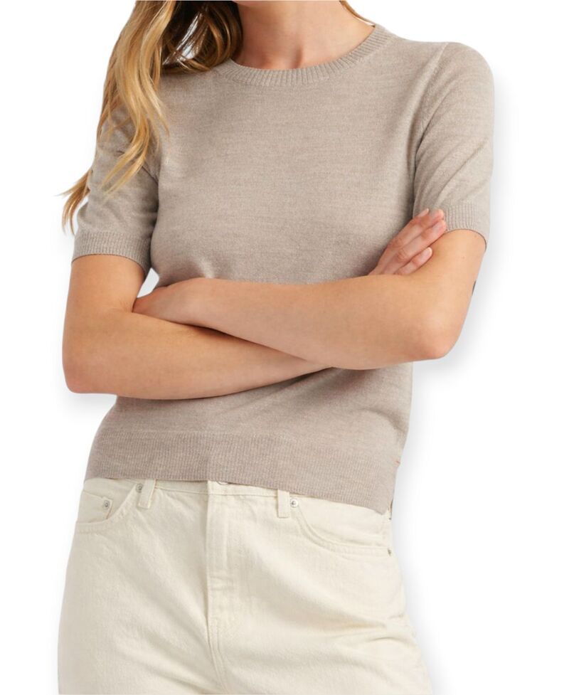チンティアンドパーカー レディース トップス シャツ Chinti Parker Womens Pure Merino Tshirt Oatmeal オートミール
