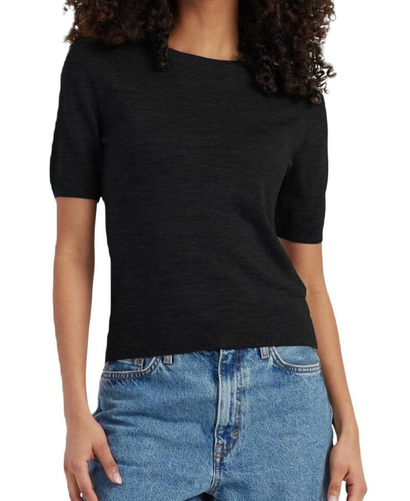 チンティアンドパーカー レディース トップス シャツ Chinti Parker Womens Pure Merino Tshirt Black ブラック