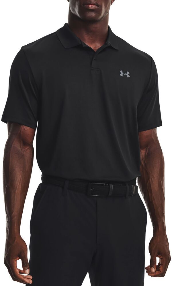 アンダーアーマー メンズ トップス ポロシャツ Under Armour Mens Performance Short Sleeve Polo BlackPitch Gray ブラック