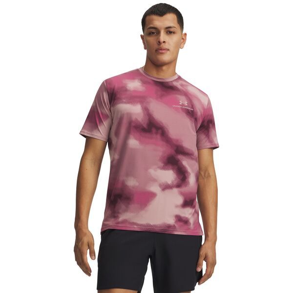 アンダーアーマー メンズ トップス Tシャツ プリント Under Armour Mens Vanish Energy Printed Short Sleeve TShirtourmaline Pink ピンク