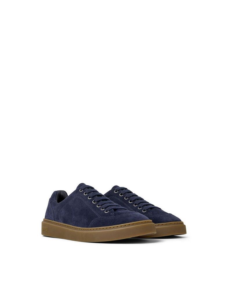 カンペール メンズ シューズ スニーカー レザー Camper Mens Runner Twentyfive Leather Sneakers Blue ブルー