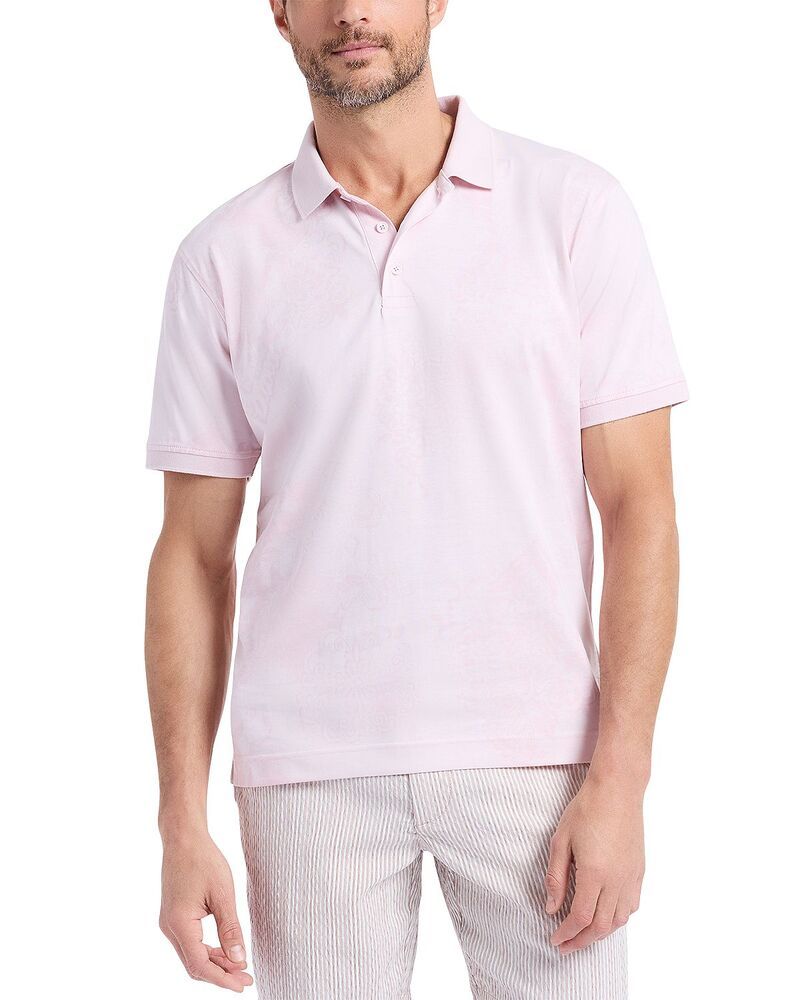 ロバートグラハム メンズ トップス ポロシャツ ニット Robert Graham Linford Knit Polo Shirt Light Pink ピンク
