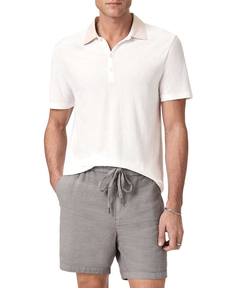 ジョンバルベイトス メンズ トップス ポロシャツ John Varvatos Granaro Polo Shirt Ivory アイボリー