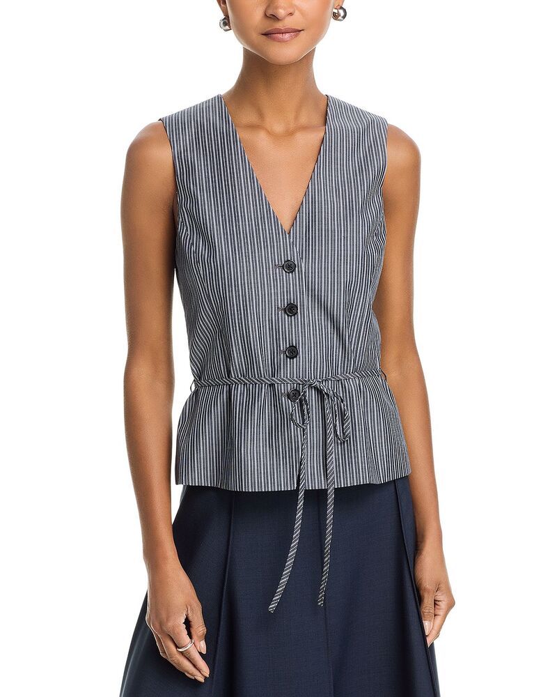 ラグアンドボーン レディース アウター ベスト rag bone Paulette Stripe Poplin Vest Salst ストライプ