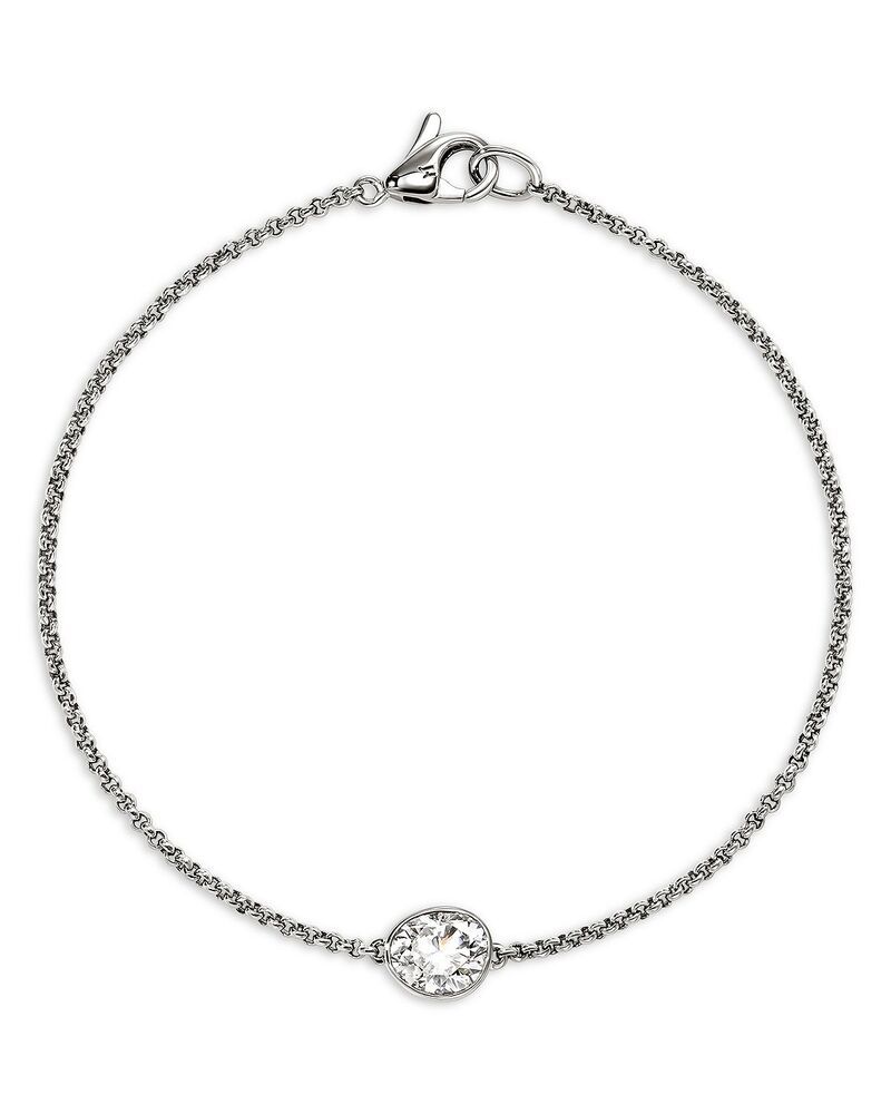 ジョン・ハーディー レディース アクセサリー ブレスレット・バングル・アンクレット ベスト JOHN HARDY Sterling Silver Lovestruck Lab Grown Diamond Bezel Chain Bracelet Silver