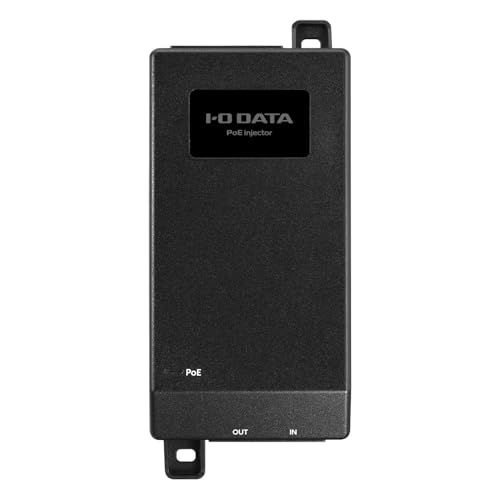 IODATA PoE インジェクター Gigabit 対応 IEEE802.3at 準拠 30W 給電 電源内蔵 壁掛け 対応 (10BASE-T/100BASE-TX/1000BASE-T/RJ-45×2/日本メーカー) BINJ-GP202/UEkk