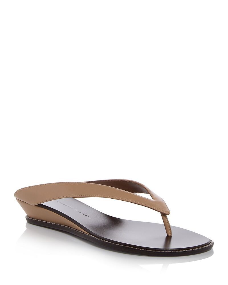 ジュゼッペザノッティ レディース シューズ サンダル Giuseppe Zanotti Womens Nour 25 Demi Wedge Thong Sandals Lotus