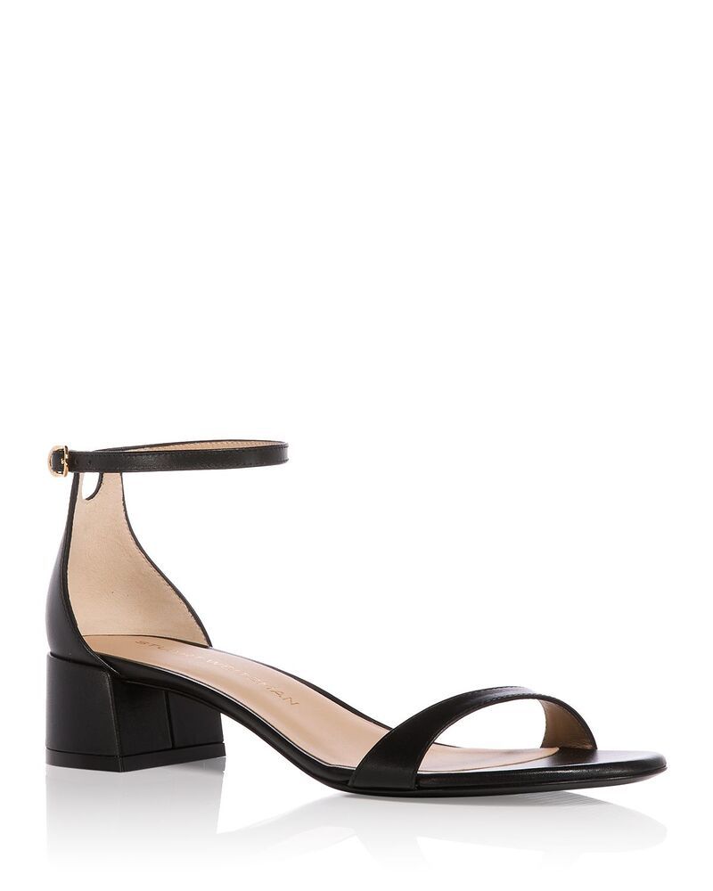スチュアート ワイツマン レディース シューズ サンダル ヒール Stuart Weitzman Womens Nudist 35 Block Heel Sandals Black ブラック