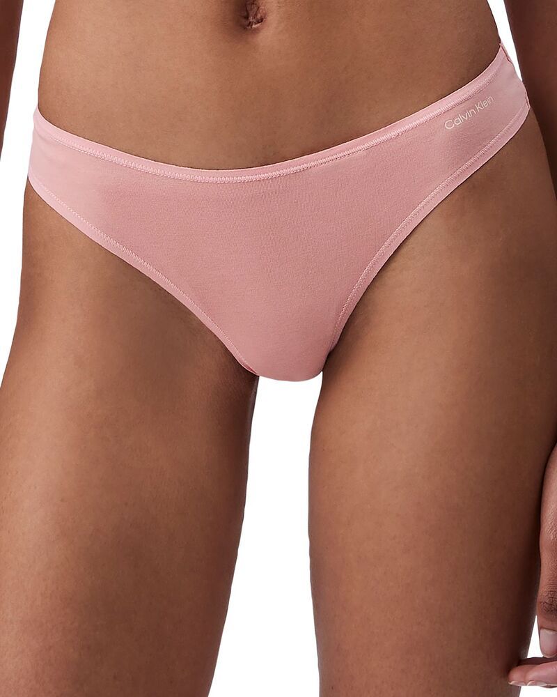 カルバンクライン レディース アンダーウェア パンツ Calvin Klein Ideal Thong Luminous Peach ピーチ