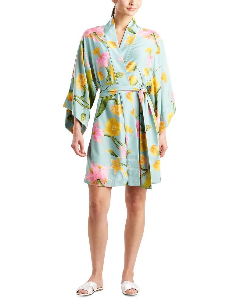 ナトリ レディース アンダーウェア ナイトウェア Natori Solene Matte Charmeuse Wrap Robe Multi マルチカラー