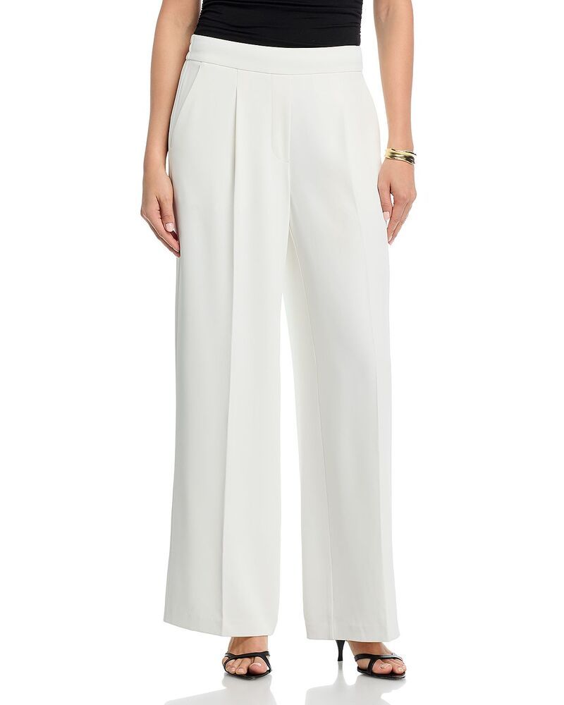 エリータハリ レディース ボトムス カジュアルパンツ Elie Tahari The Clare Pantsky White ホワイト