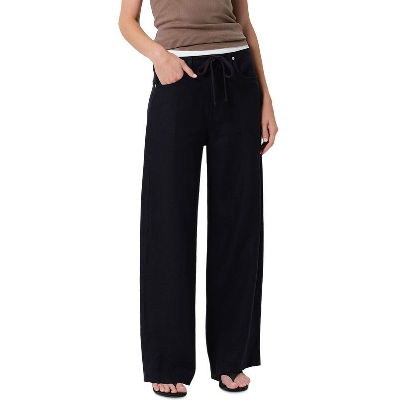 シチズンズ オブ ヒューマニティ レディース ボトムス カジュアルパンツ リネン Citizens of Humanity Brynn Drawstring Linen Trousers True Navy ネイビー 50,280円