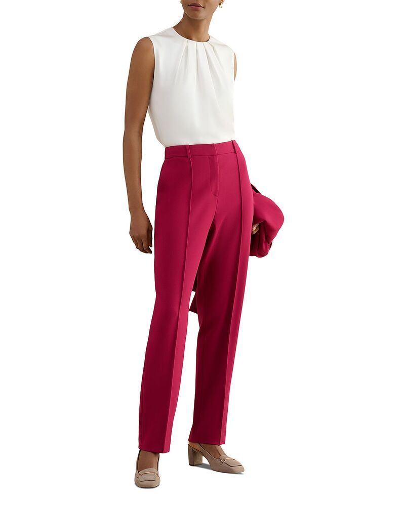 ホッブスロンドン レディース ボトムス カジュアルパンツ HOBBS LONDON Gemma Straight Pants Beetroot Pink ピンク 69,800円