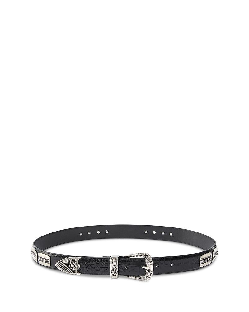 ピンコ レディース アクセサリー ベルト レザー PINKO Womens Cintura Tex Leather Belt Z99o
