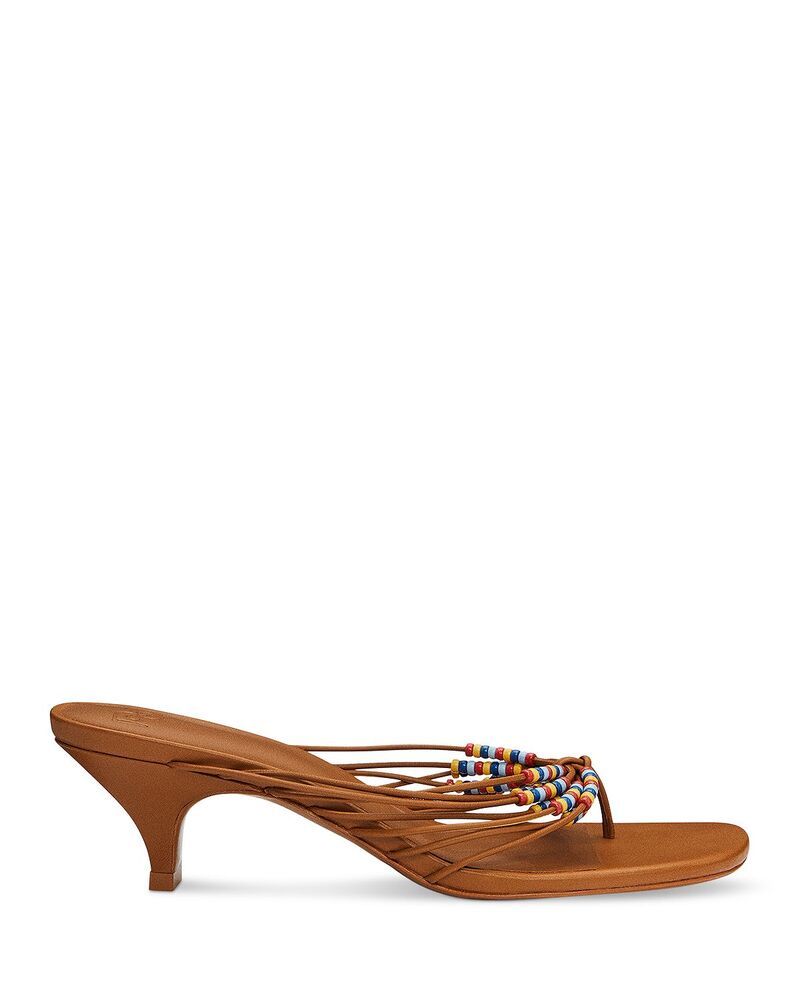 リフォーメーション レディース シューズ サンダル Reformation Womens Jessica Thong Sandals Rum Leather