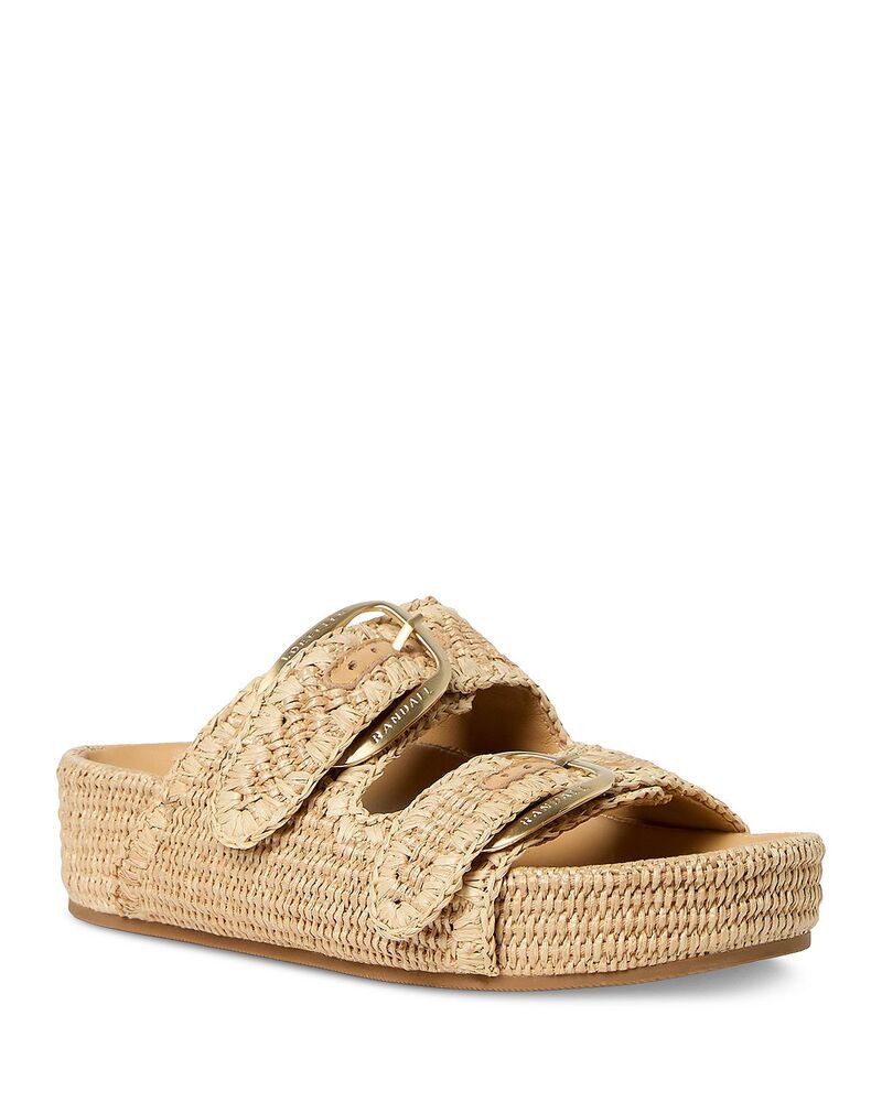 ロフラー ランダル レディース シューズ サンダル プラットフォーム Loefflerandall Womens Raffia Platform Sandals Natural