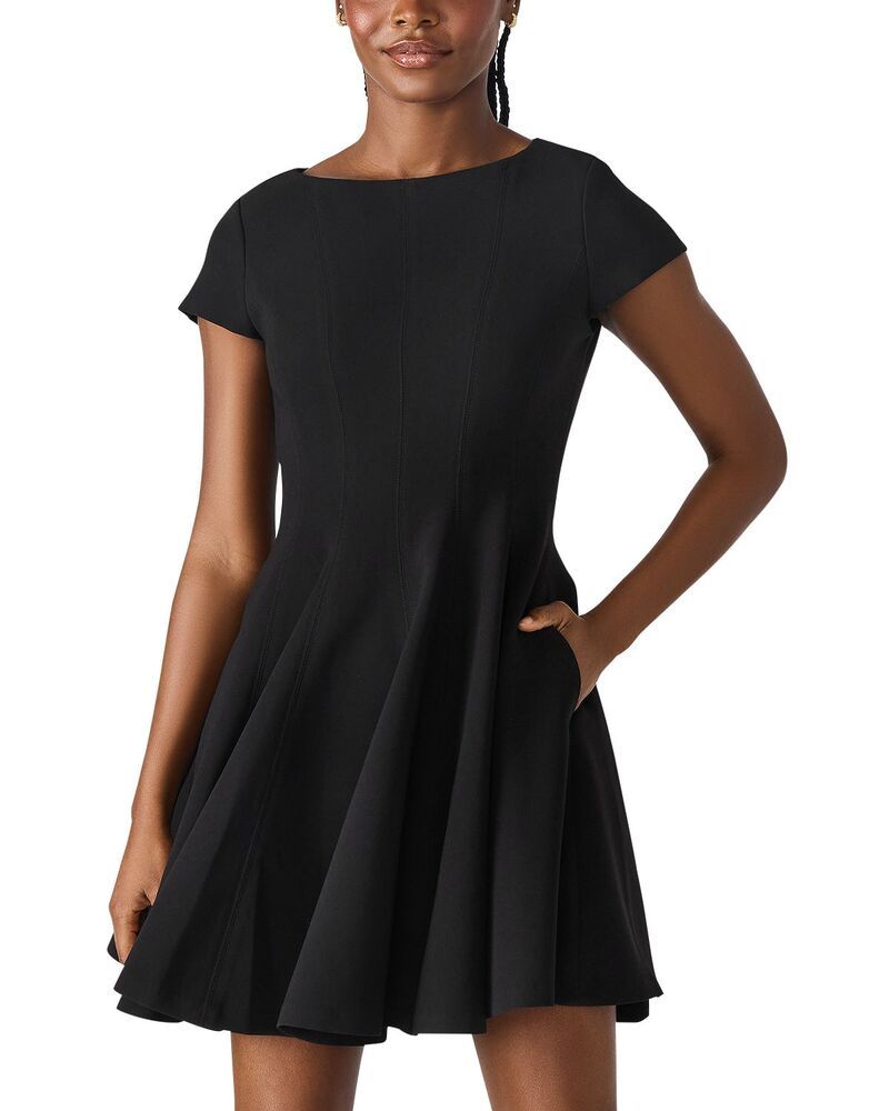 スティーブ マデン レディース トップス ワンピース STEVE MADDENili Short Sleeve Dress Black ブラック