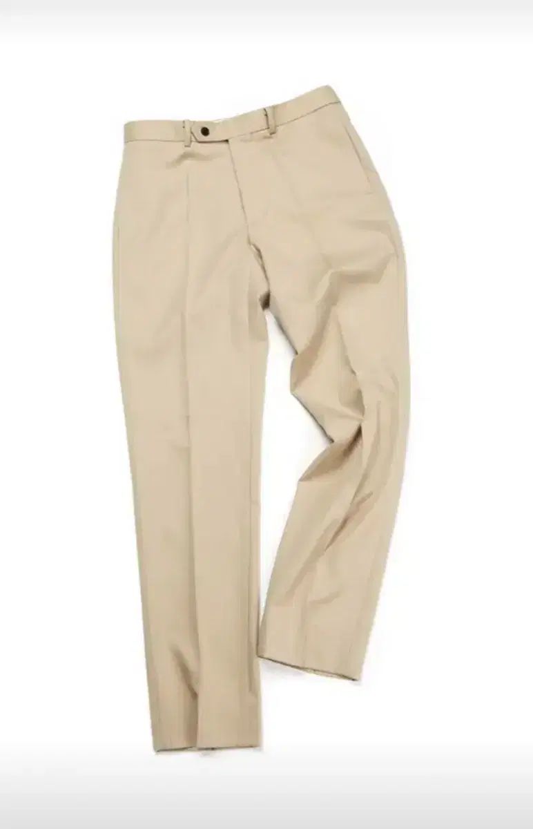 Calvin Klein BEIGE NO TUCK STANDARD PANTS