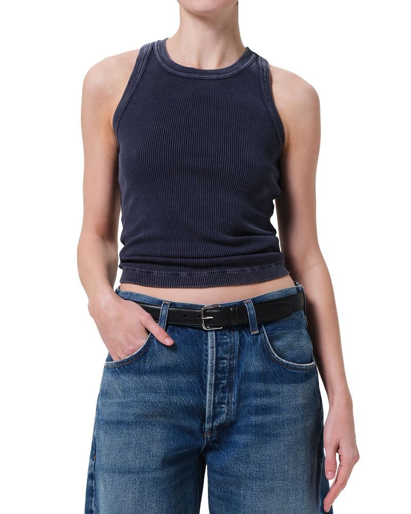 シチズンズ オブ ヒューマニティ レディース トップス タンクトップ リブ Citizens of Humanity Isabel Ribbed Tank Top Mineral
