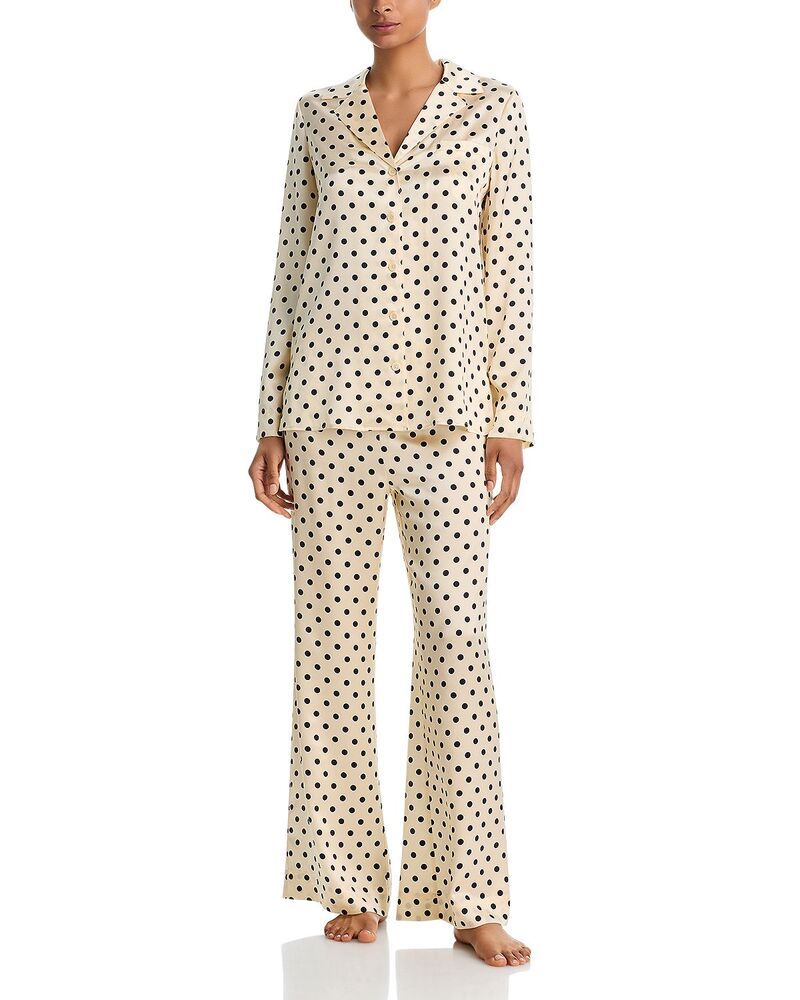 リフォーメーション レディース アウター パーカー・スウェット シルク Reformation Ella Silk Pajama Set Sugar Dot