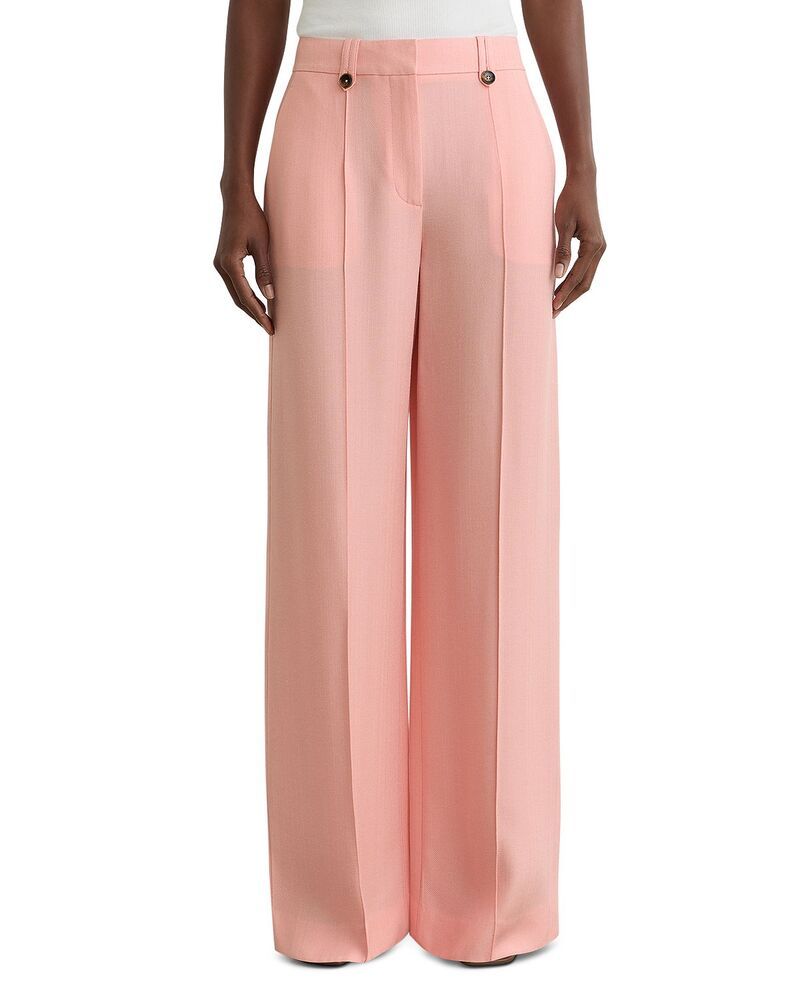 レイス レディース ボトムス カジュアルパンツ REISS Magda Suitrousers Pink ピンク
