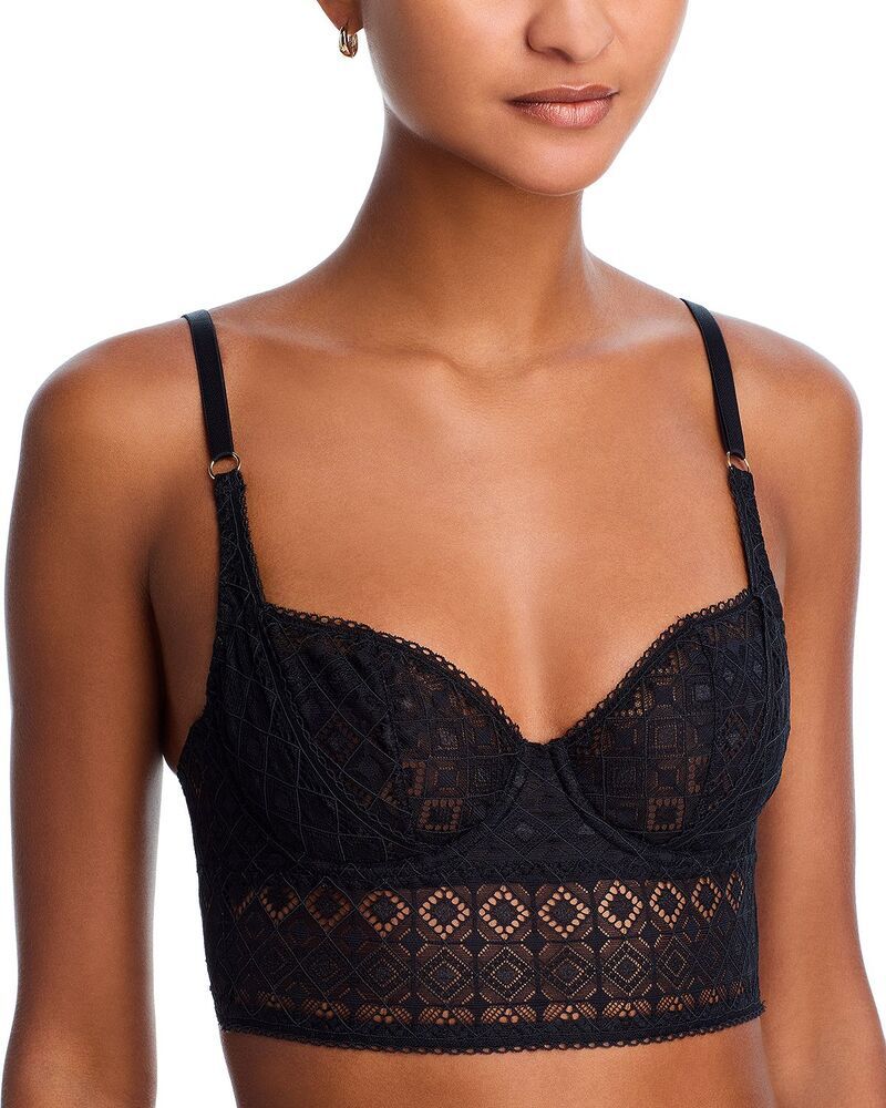 コサベラ レディース アンダーウェア ブラジャー Cosabella Basilica Underwire Bustier Bra Black ブラック 23,616円