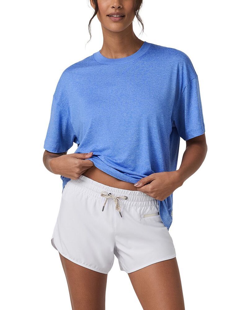 ビュオーリ レディース トップス Tシャツ Vuori Energy Long Tee RIVIERA BLUE ブルー