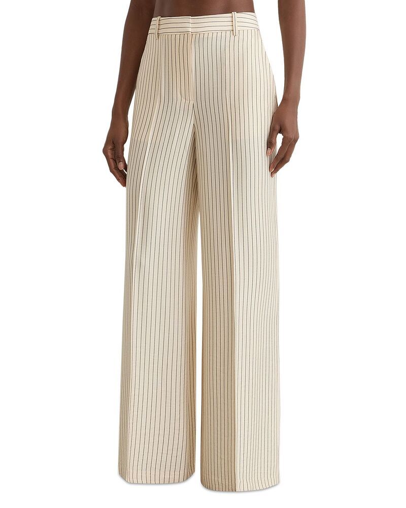 レイス レディース ボトムス カジュアルパンツ REISS Jayce Trousers CreamBlack クリーム