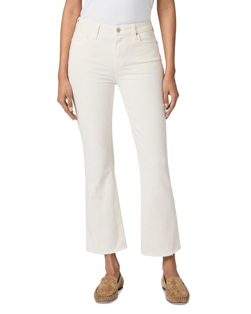 ペイジ レディース ボトムス デニムパンツ ブーツカット ブーツ ジーンズ PAIGE Mason Crop Mid Rise Bootcut RawEdge Jeans in Cream Cloud Cream Cloud クリーム