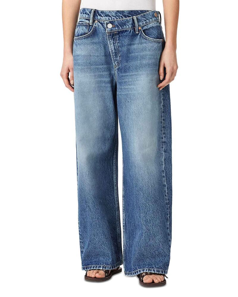 オールセインツ レディース ボトムス デニムパンツ ヴィンテージーンズ ALLSAINTS Aki Mid Rise Crossover Jeans in Vintage Indigo Vintage Indigo インディゴ