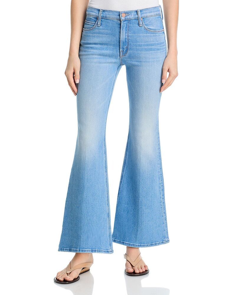 マザー レディース ボトムス デニムパンツ ワイドレッグ ジーンズ MOTHER Lil Doozy Mid Rise Wide Leg Jeans in Room Service Room Service