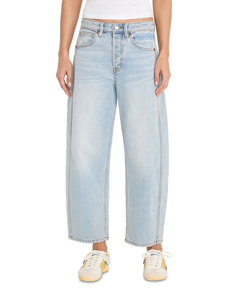 グッドアメリカン レディース ボトムス デニムパンツ ヴィンテージ アンクル ジーンズ Good American Vintage High Rise Barrel Ankle Jeans indigo1351 Indigo1351