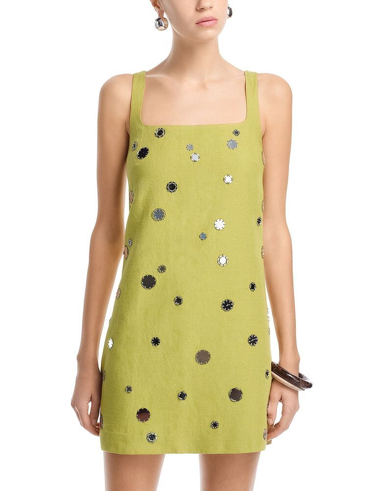 タニアテイラー レディース トップス ワンピース Tanya Taylor Barton Mirror Dress Lime Mist ライム