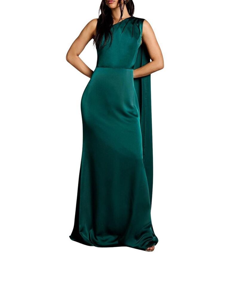 コースト レディース トップス ワンピース マキシ Coast One Shoulder Maxi Dress Emerald エメラルド
