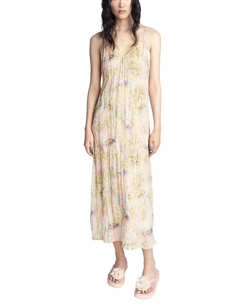 アナスイ レディース トップス ワンピース Anna Sui Oasis Bloomslip Dress Corn Multi マルチカラー 88,440円