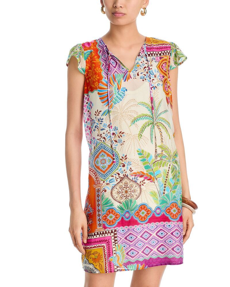 ジョニーワズ レディース トップス ワンピース プリント Johnny Was Daisy Printedress Avelar