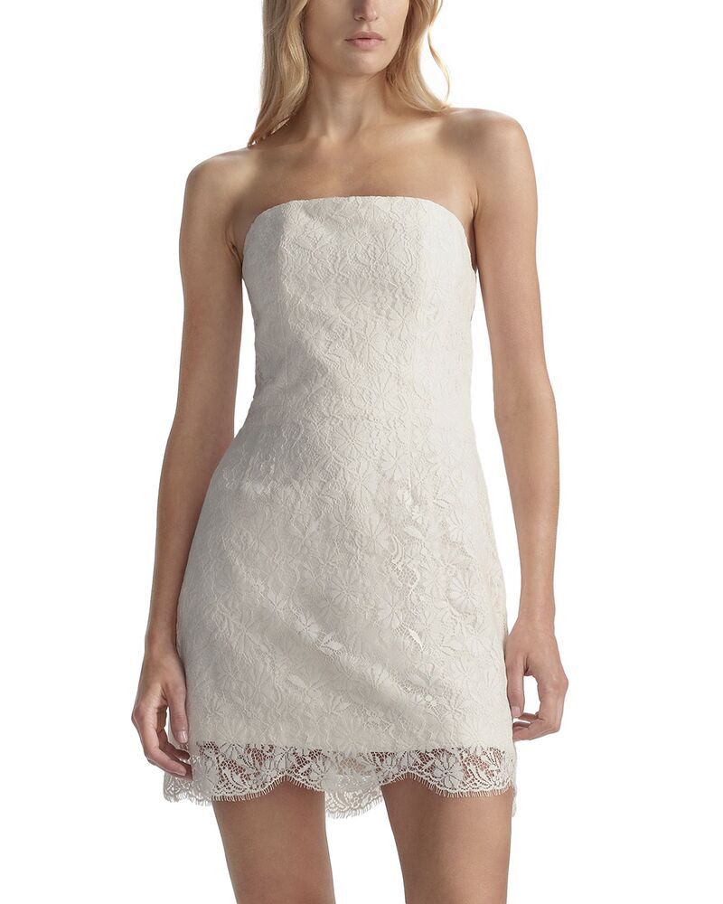 エーエルシー レディース トップス ワンピース ミニ レース ALC Eliana Lace Mini Dress Ecru エクリュ